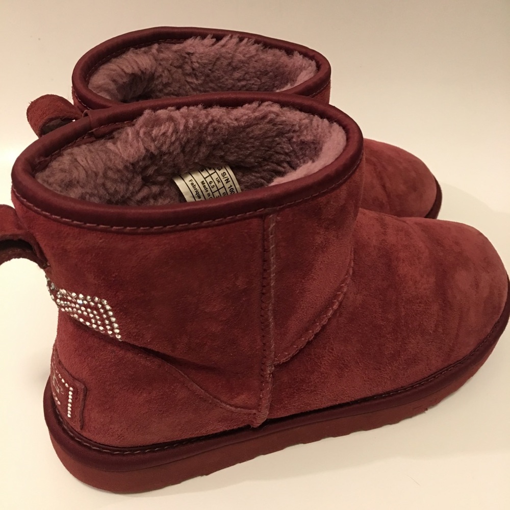 UGG Australia Classic Mini Crystal Boots UGGS Sz 8